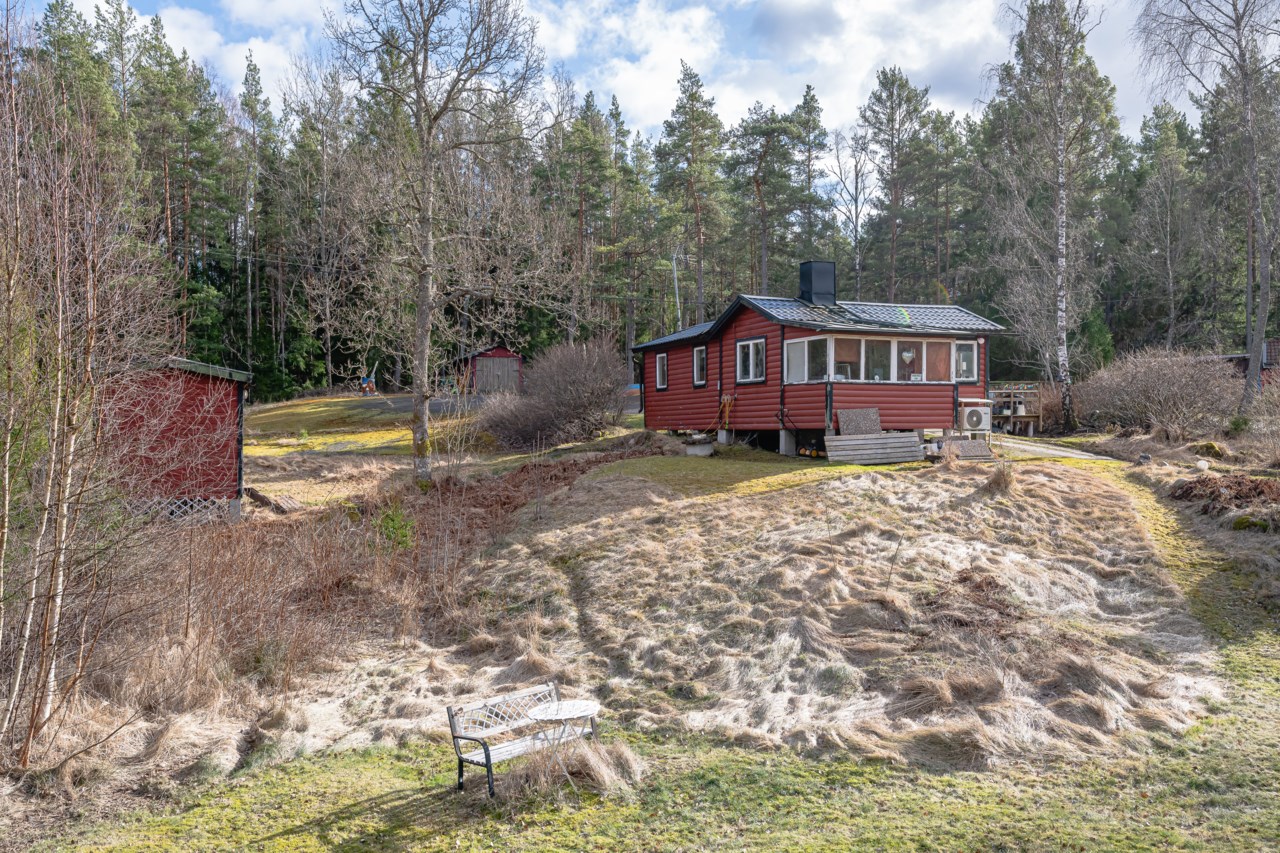 Husen sett från tomten