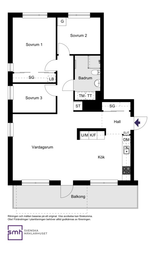 Tappvägen 31B, 6tr.