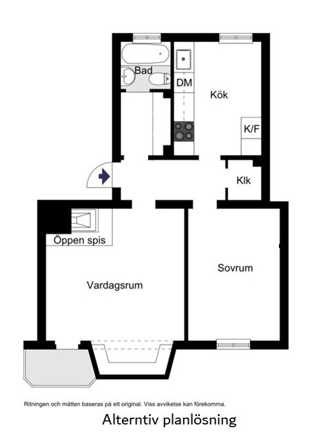 Alternativ planlösning