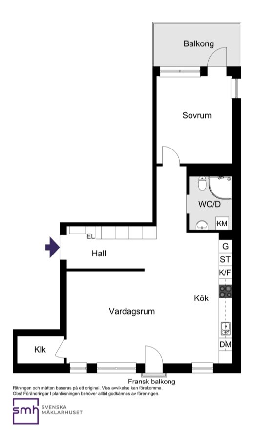 Klädesvägen 32, 2TR