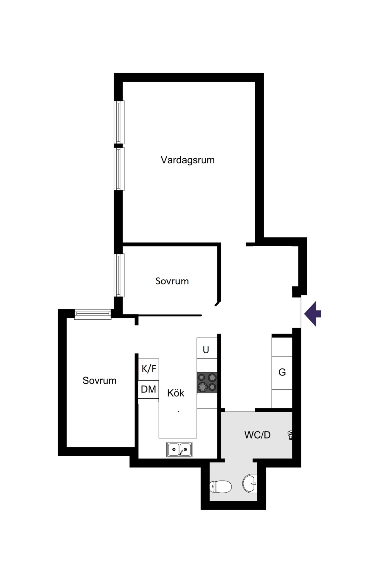 Alternativ planlösning