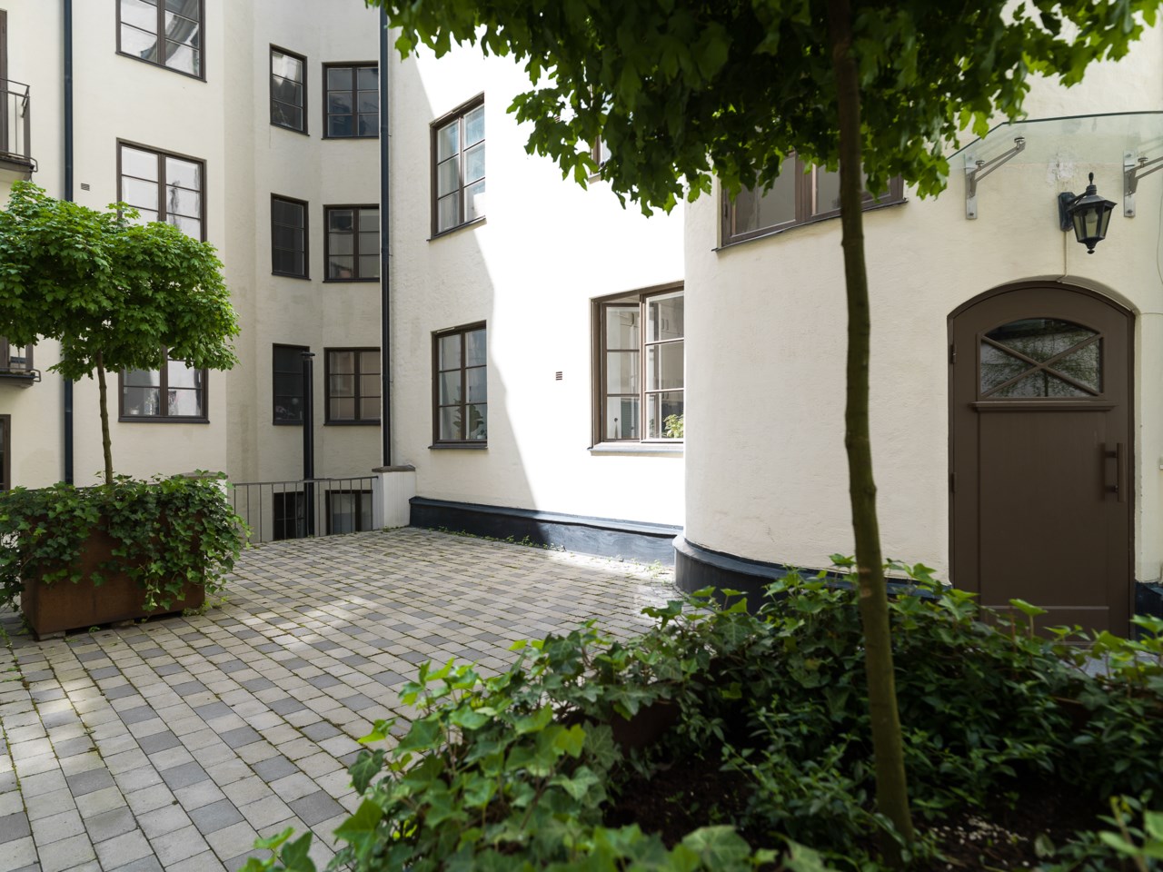 Föreningens charmiga innergård