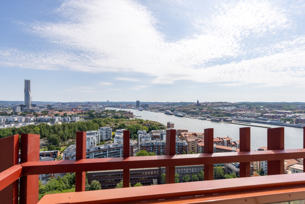 Celsius vy från gemensam terrass