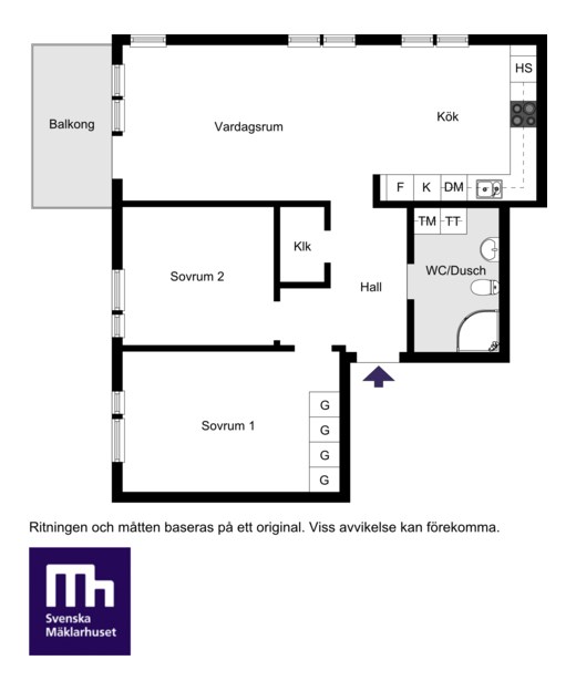 Flygvillevägen 17, 5tr