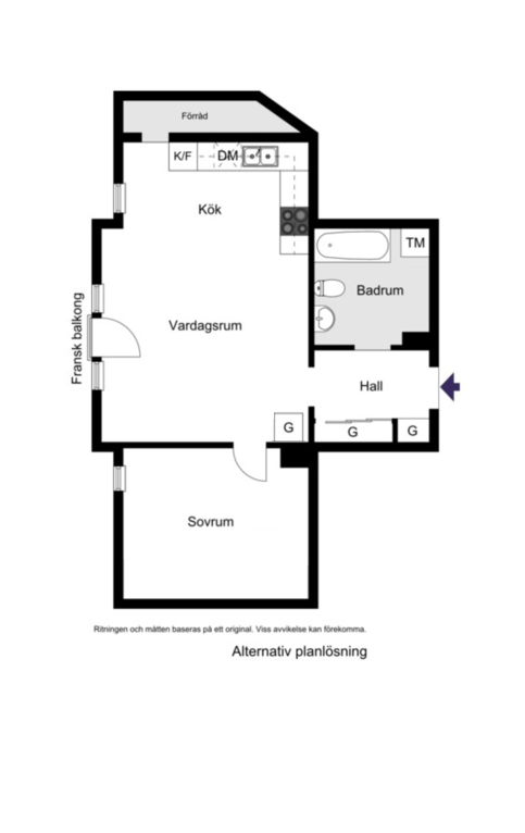 Alternativ planlösning