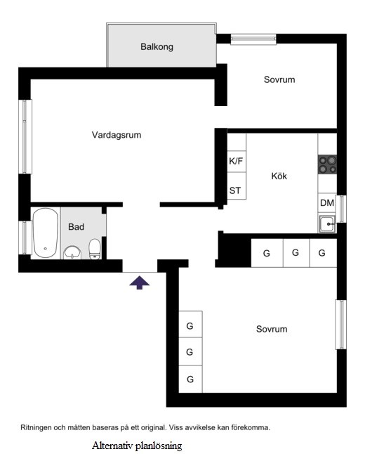 Alternativ planlösning