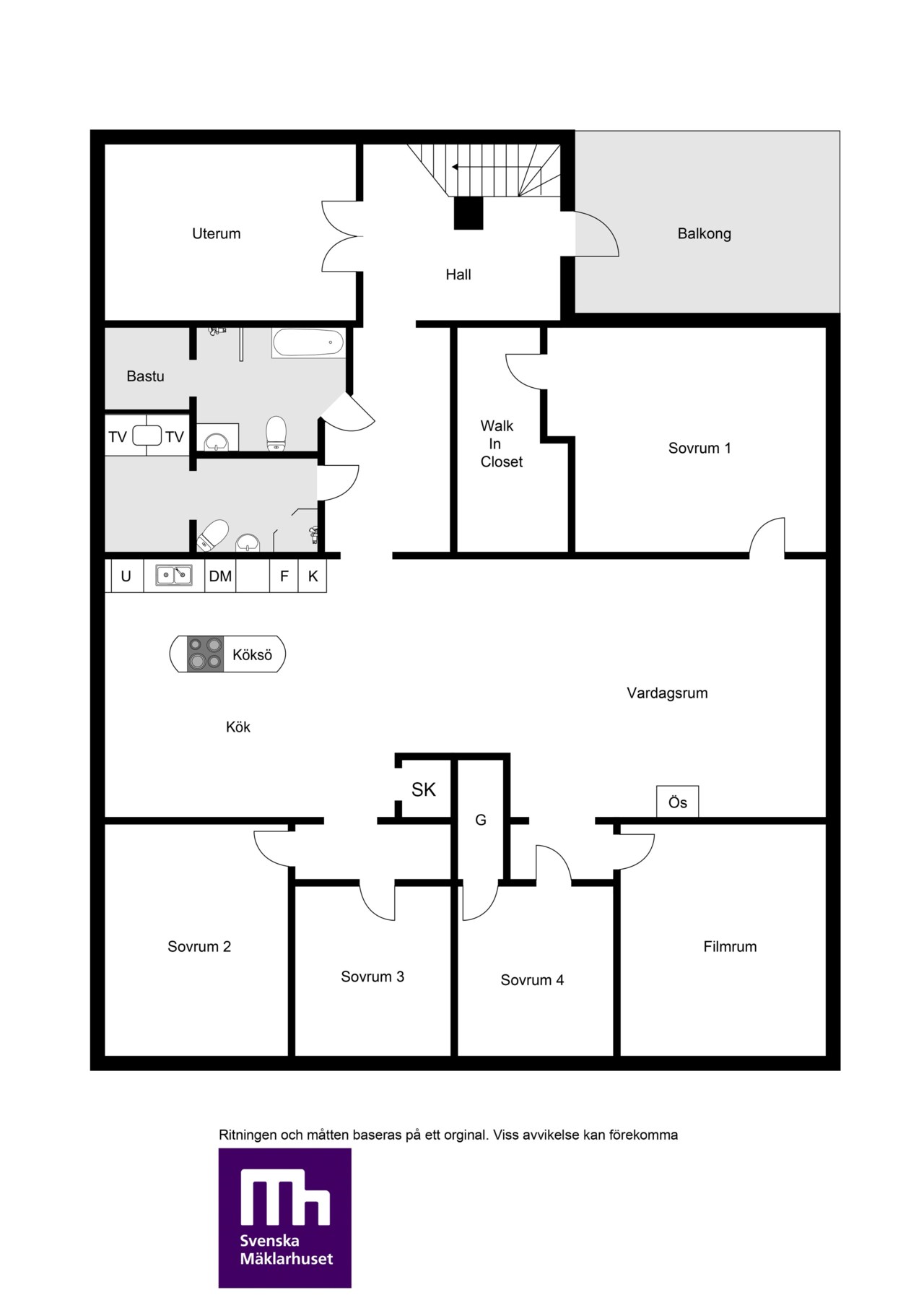 Plaritning Övre plan