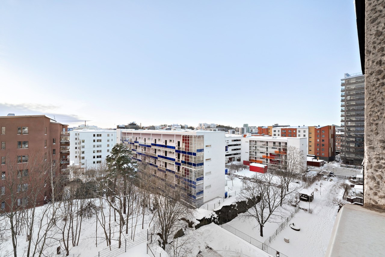 Fina vyer från balkongen!