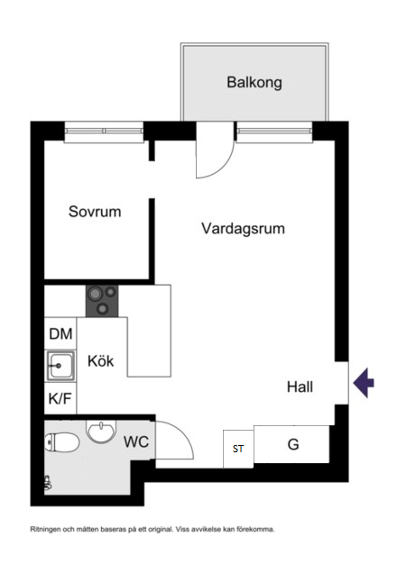 Vallfartsvägen 4, vån 4/4