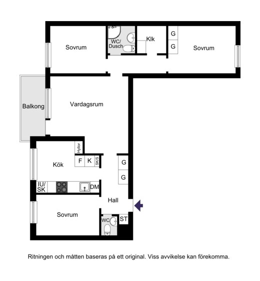 Sköndalsvägen 100, 3 tr