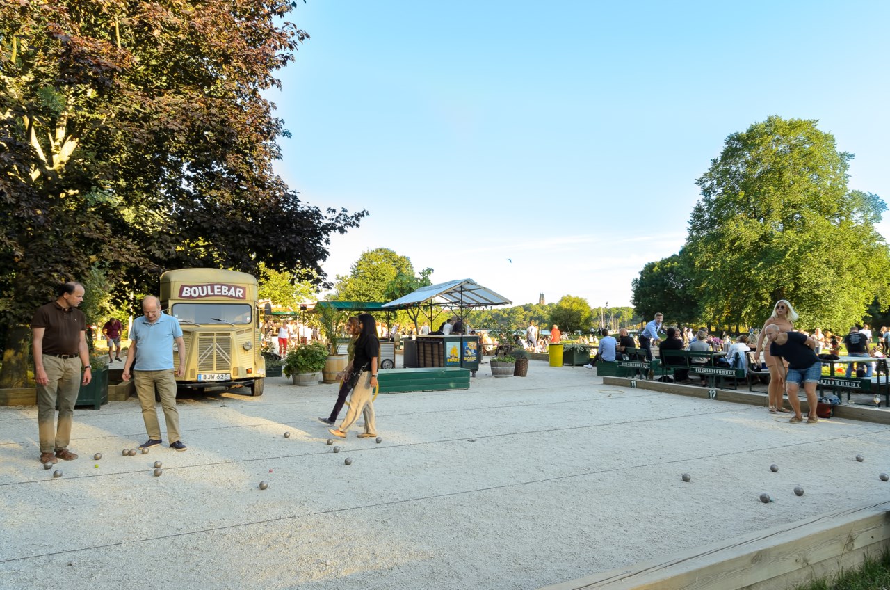 Boule & Bar vid Rålambshovsparken