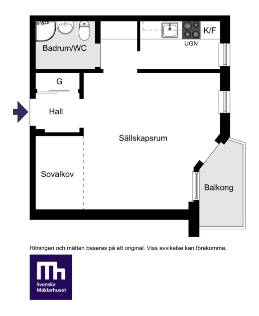 Kanalvägen 18, 4 tr