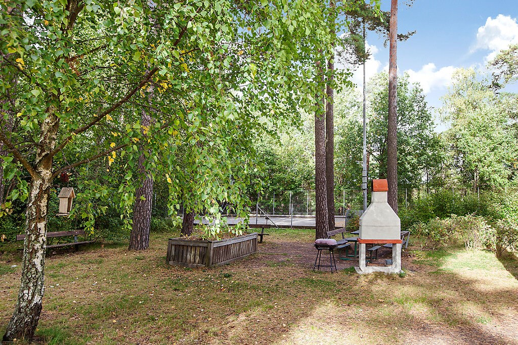 Gårdsmiljö på baksidan