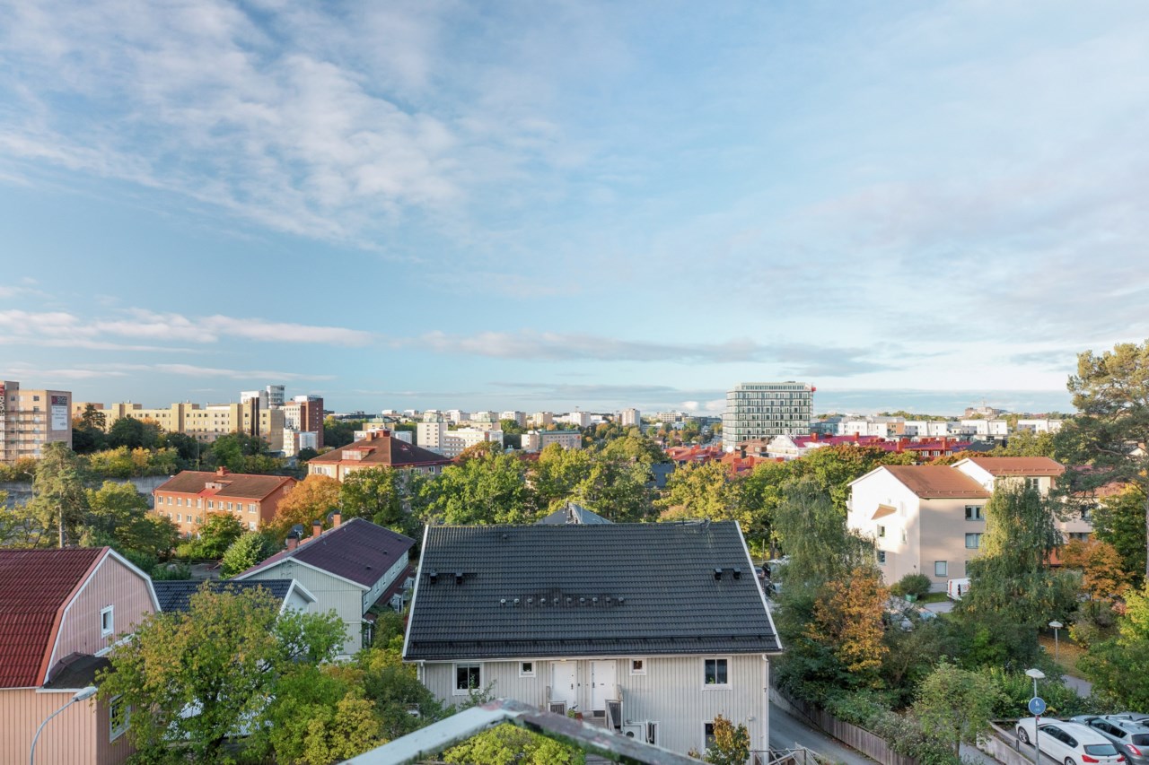 Milsvid vy från balkongen
