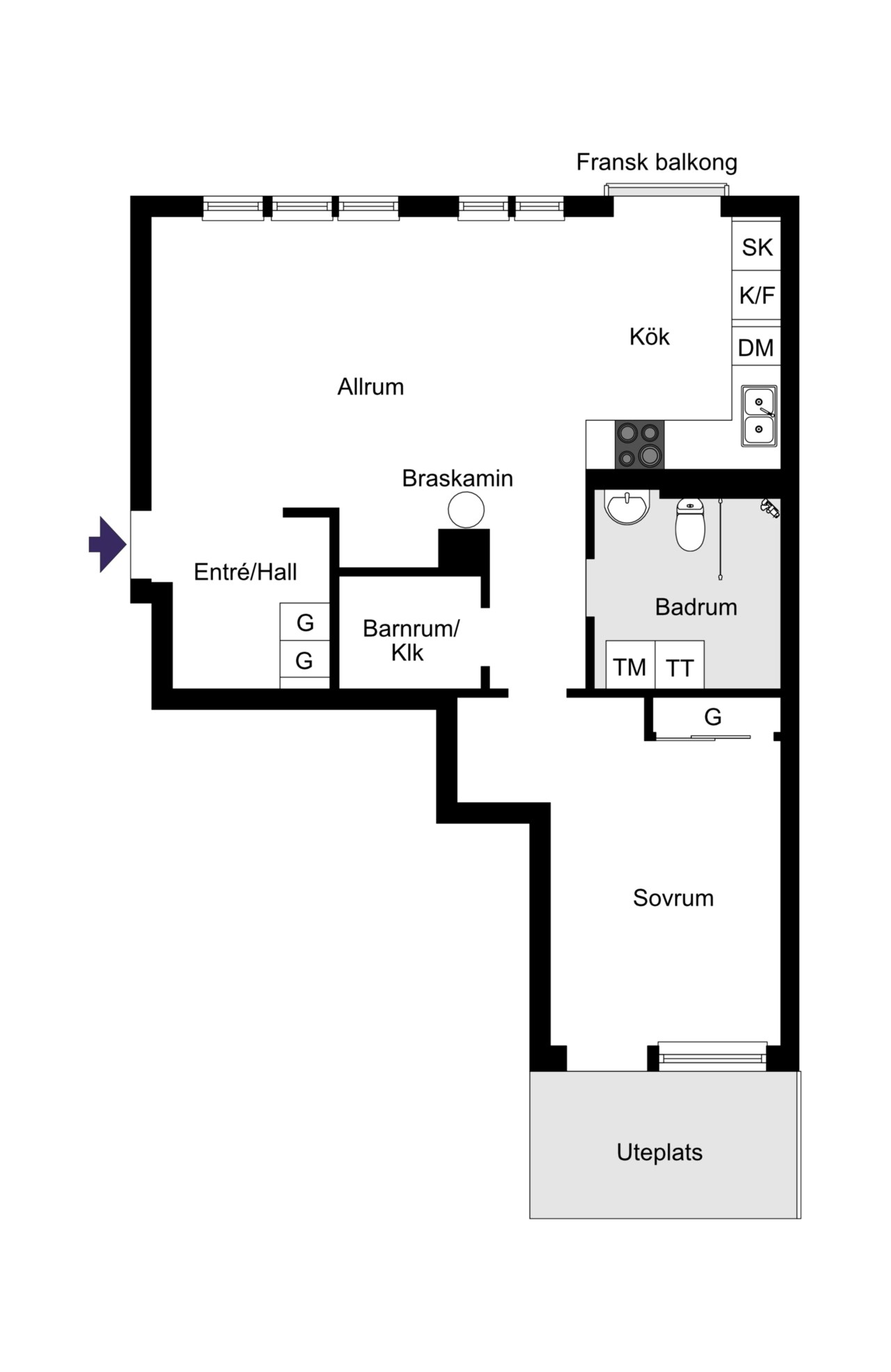 Radiusbacken 4, 1 tr