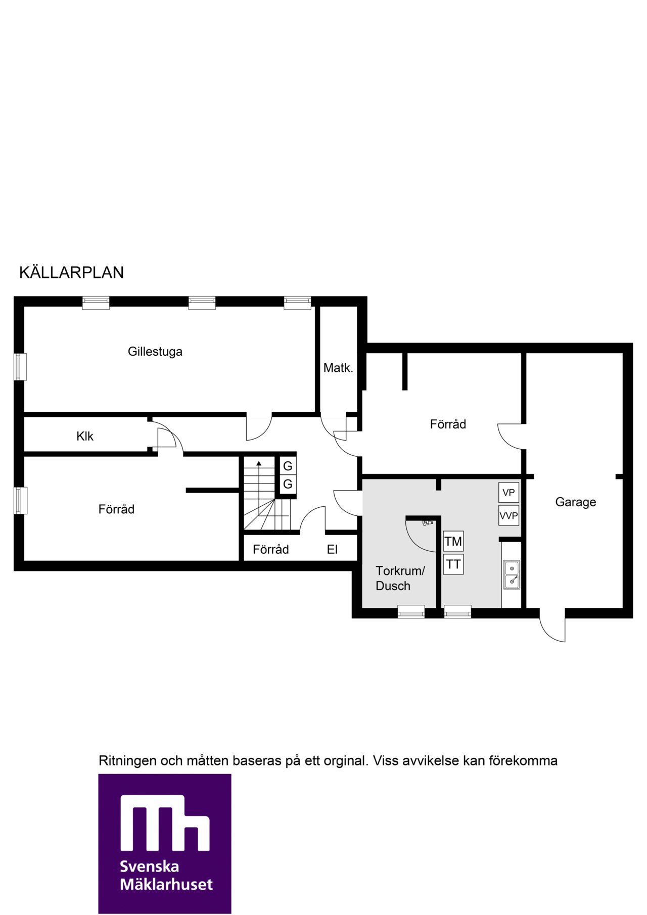 Planlösning källare