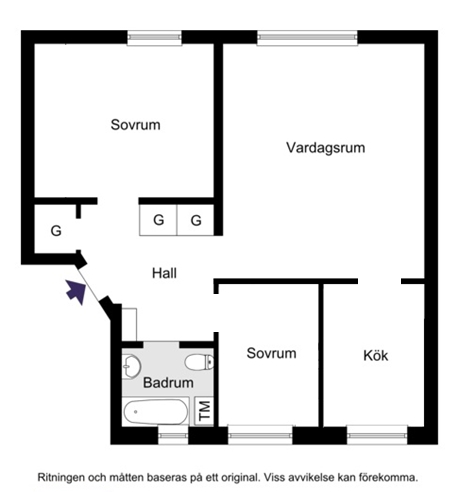 LM Ericssons Väg 21, vån 2