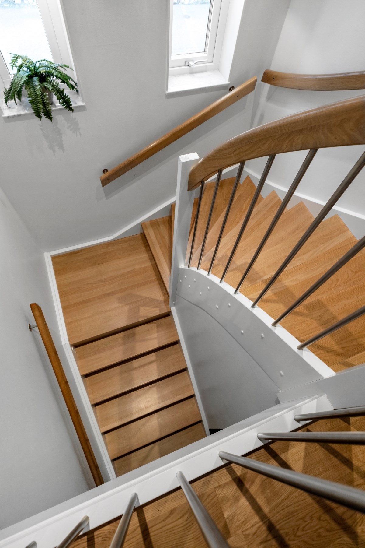 Trapp mellan bostadsplan