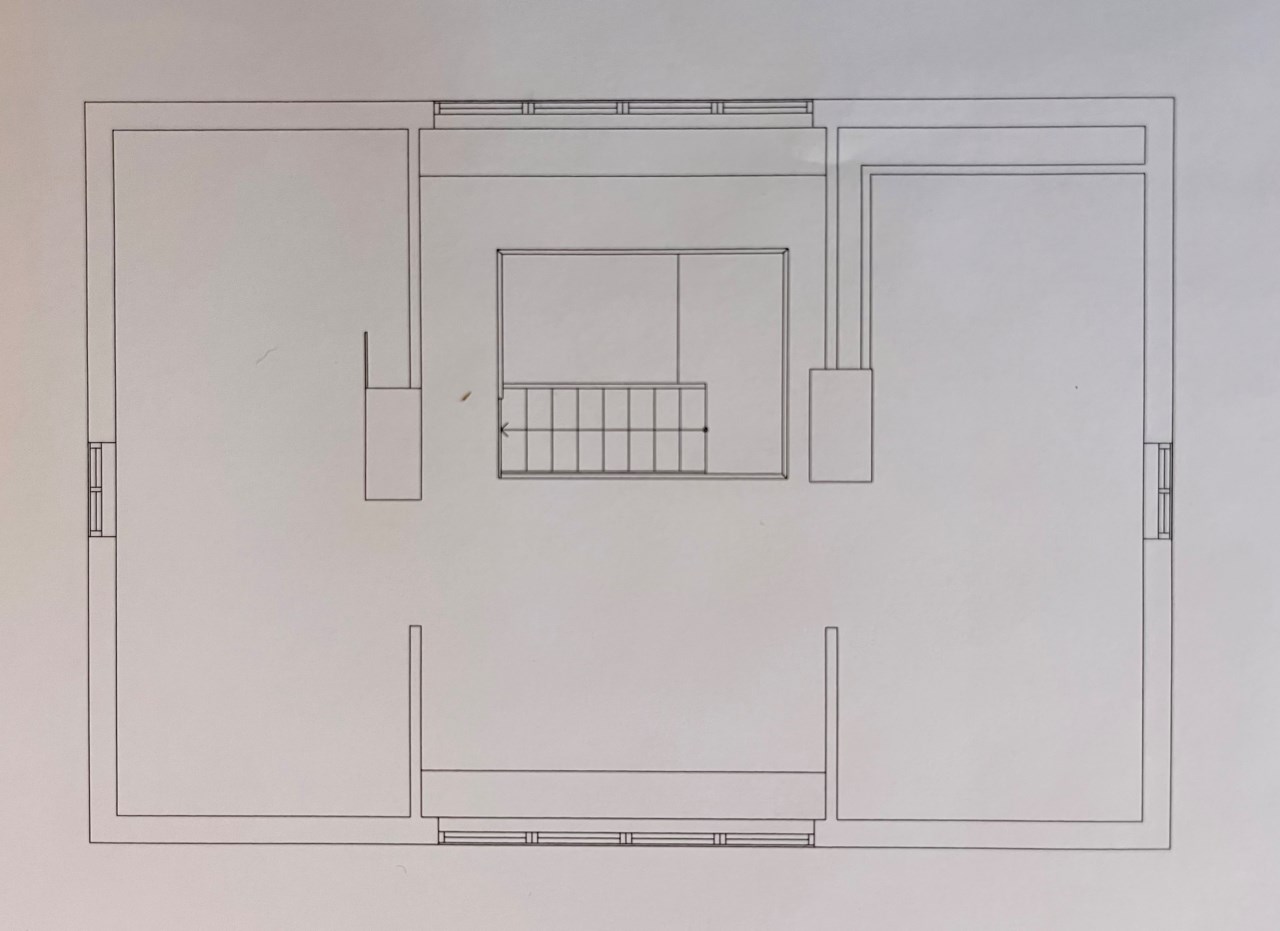 Boningshus övre plan