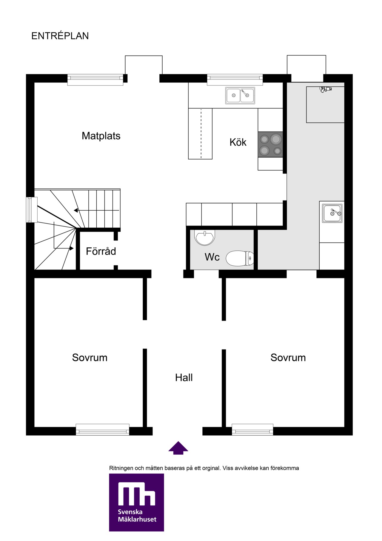Planlösning entréplan