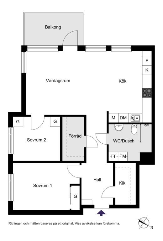 Fredsgränd 11, 3 tr