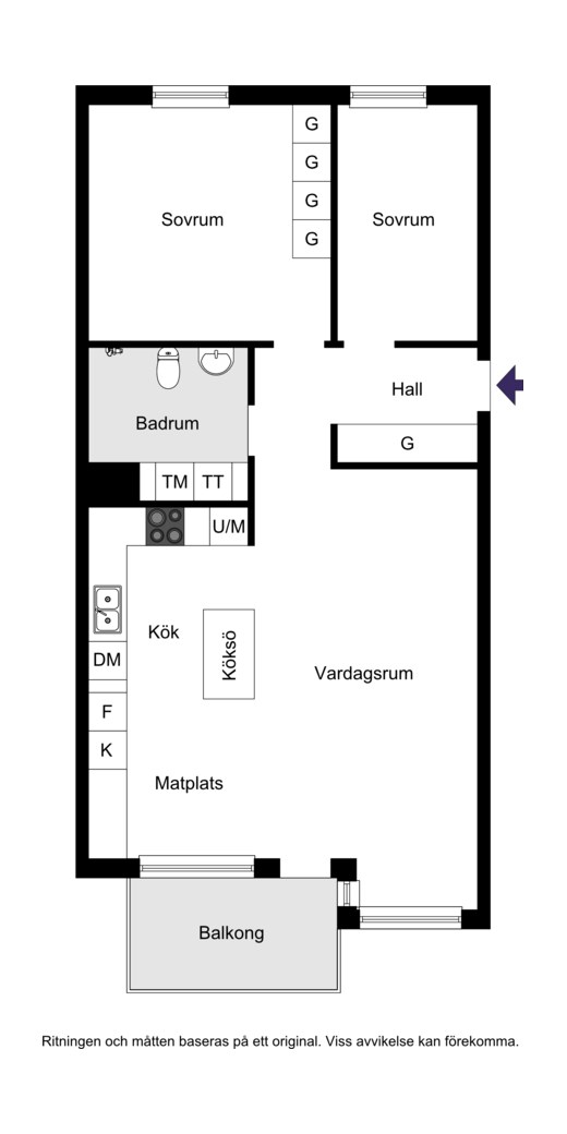Vingårdsgatan 3, 3 tr!