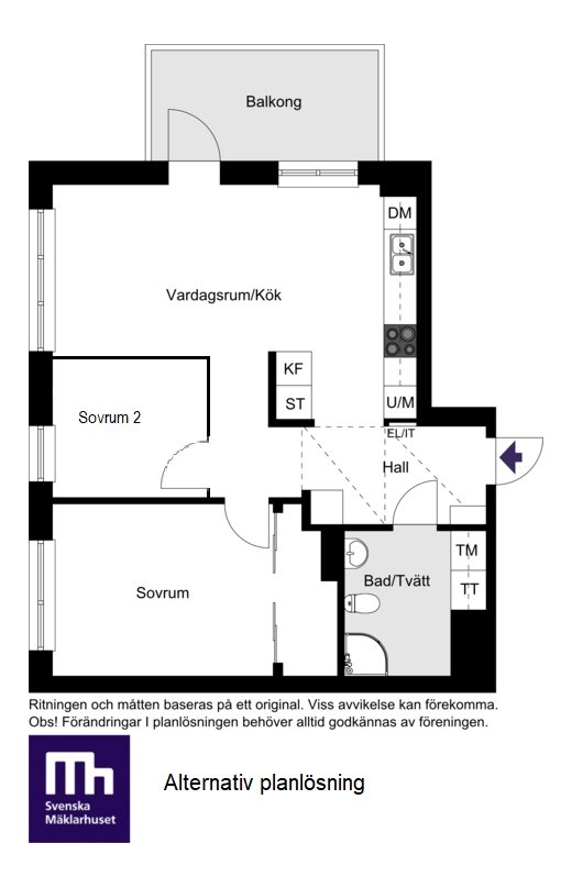 Alternativ planlösning