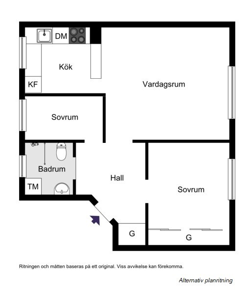 Valborgsmässovägen 29, 2 tr.