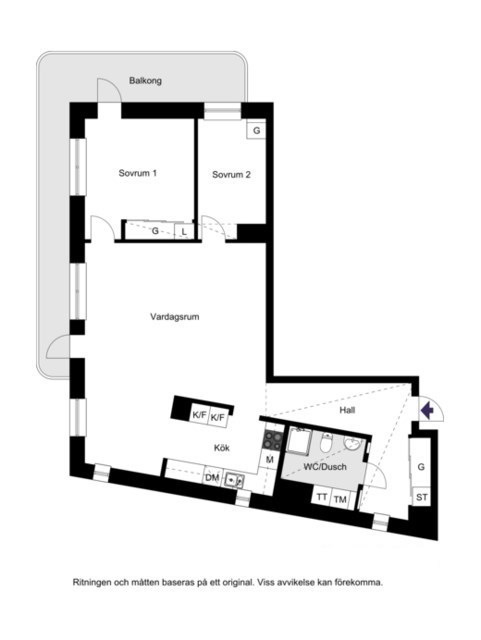 Årstaskogs väg 9B, 6 tr!