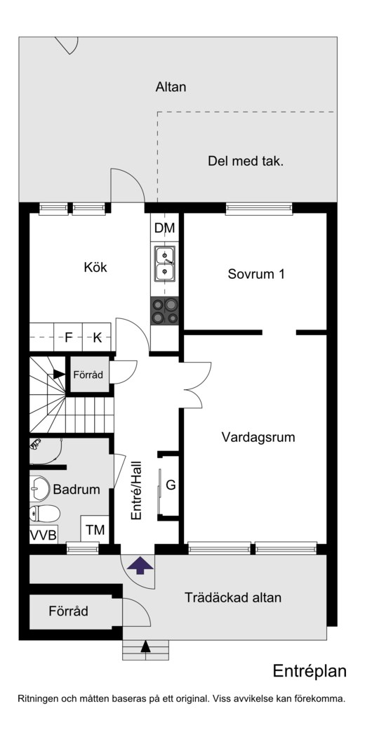 Planritning - Entréplan