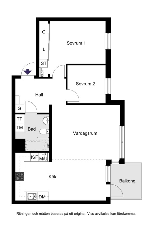 Buteljgatan 26, 6 tr