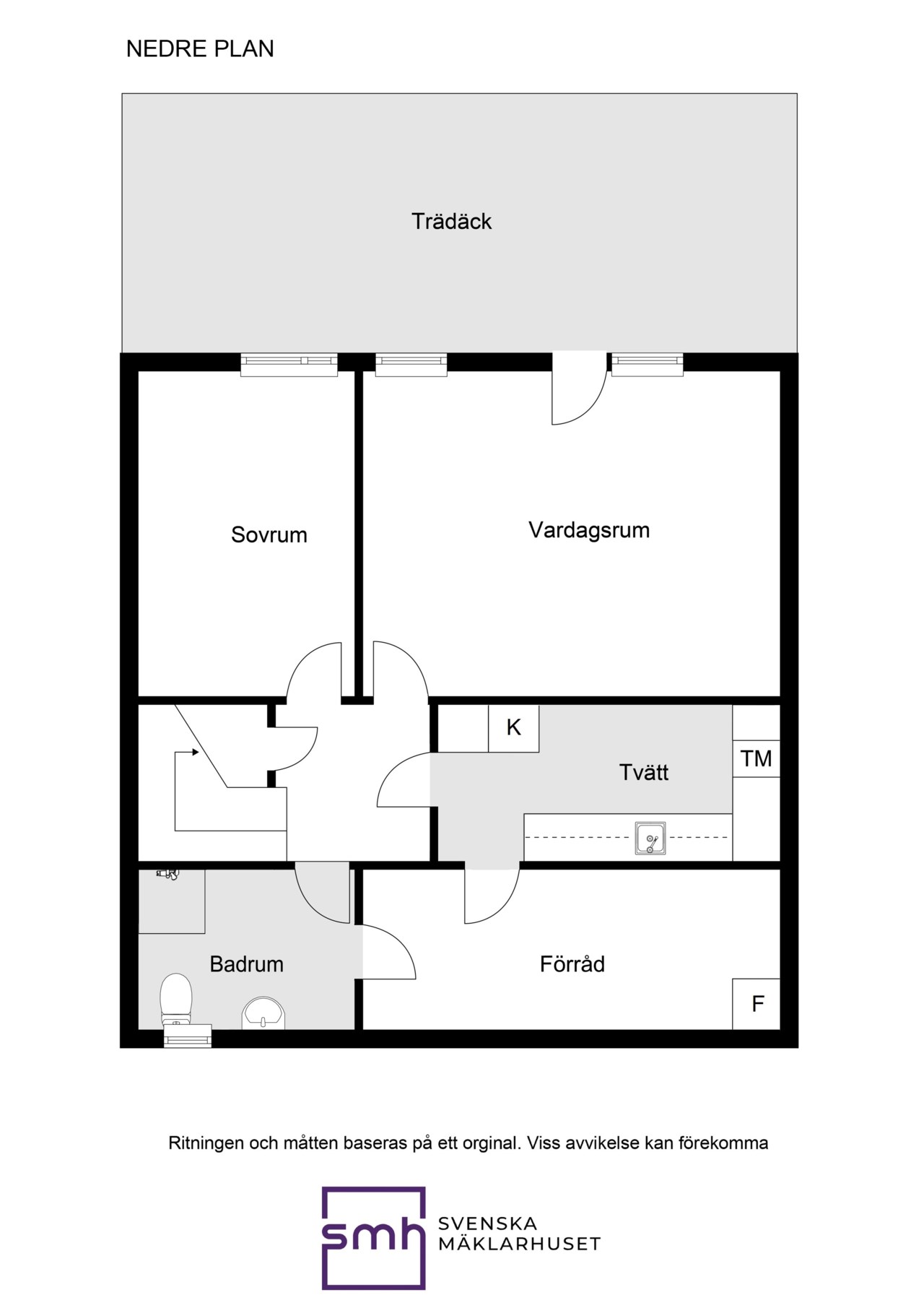 Planritning suterrängplan