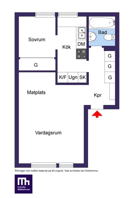 Hasselquistvägen 25, 1 tr