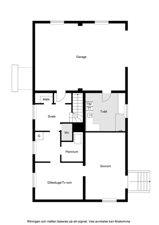 Planritning Bodaängsvägen 6