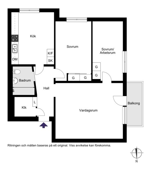 Tulegatan 78, 1 tr