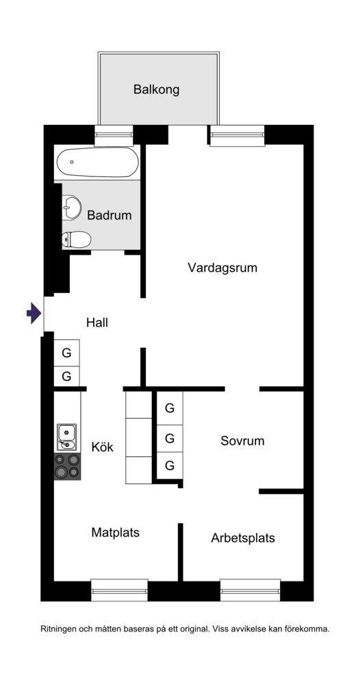 Sparbanksvägen 79, 1 tr