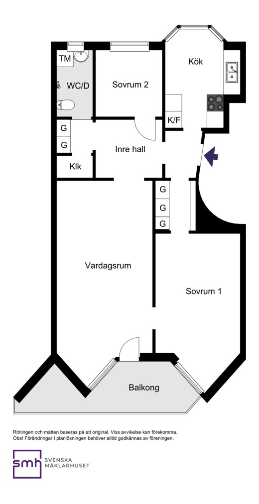 Gubbkärrsvägen 29B 1tr