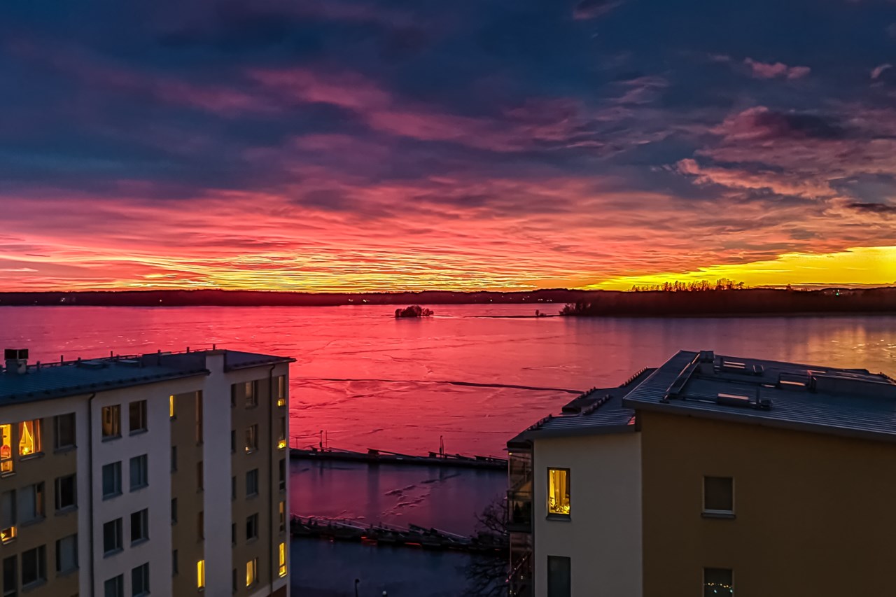 Utsikten från lägenheten