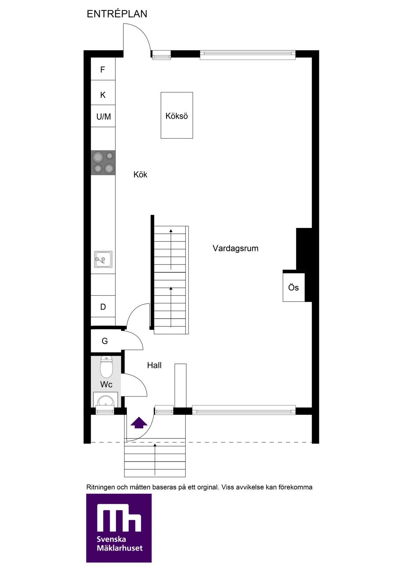 Planritning Entréplan