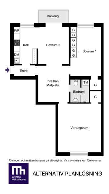 Mariagatan 8A, 1tr