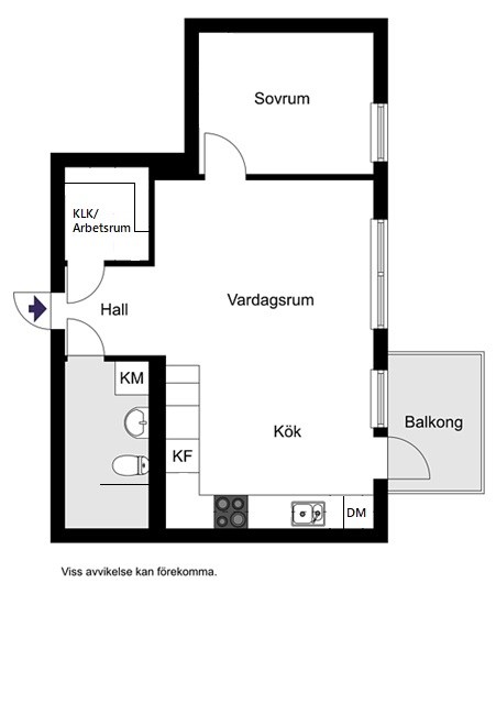 Tellusborgsvägen 65C, vån 3