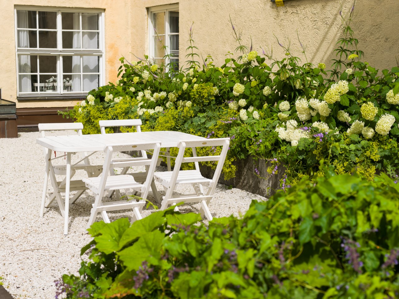 Föreningens fina innergård