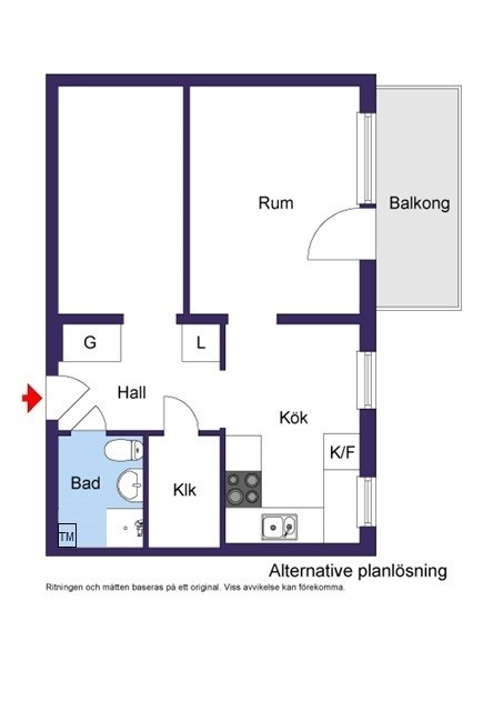 Alternativ planlösning