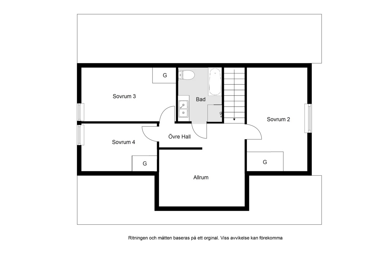 Planskiss övre plan