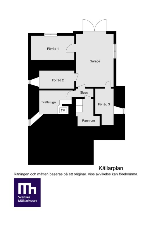 Planritning Källarplan