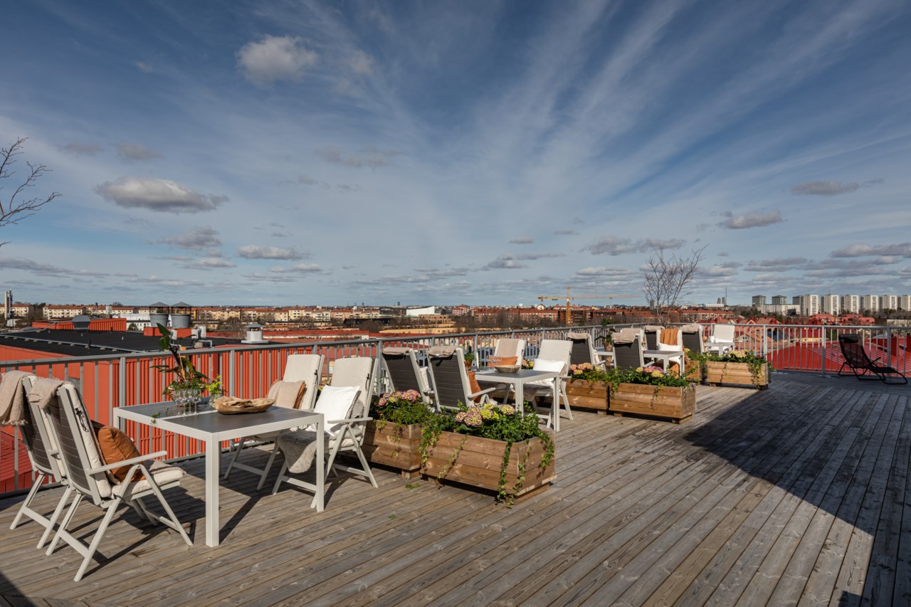 Föreningens gemensamma takterrass