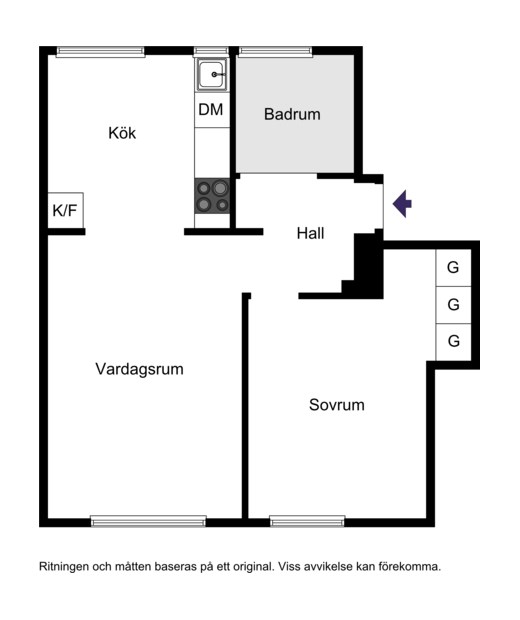 Kransbindarvägen 18, vån 3