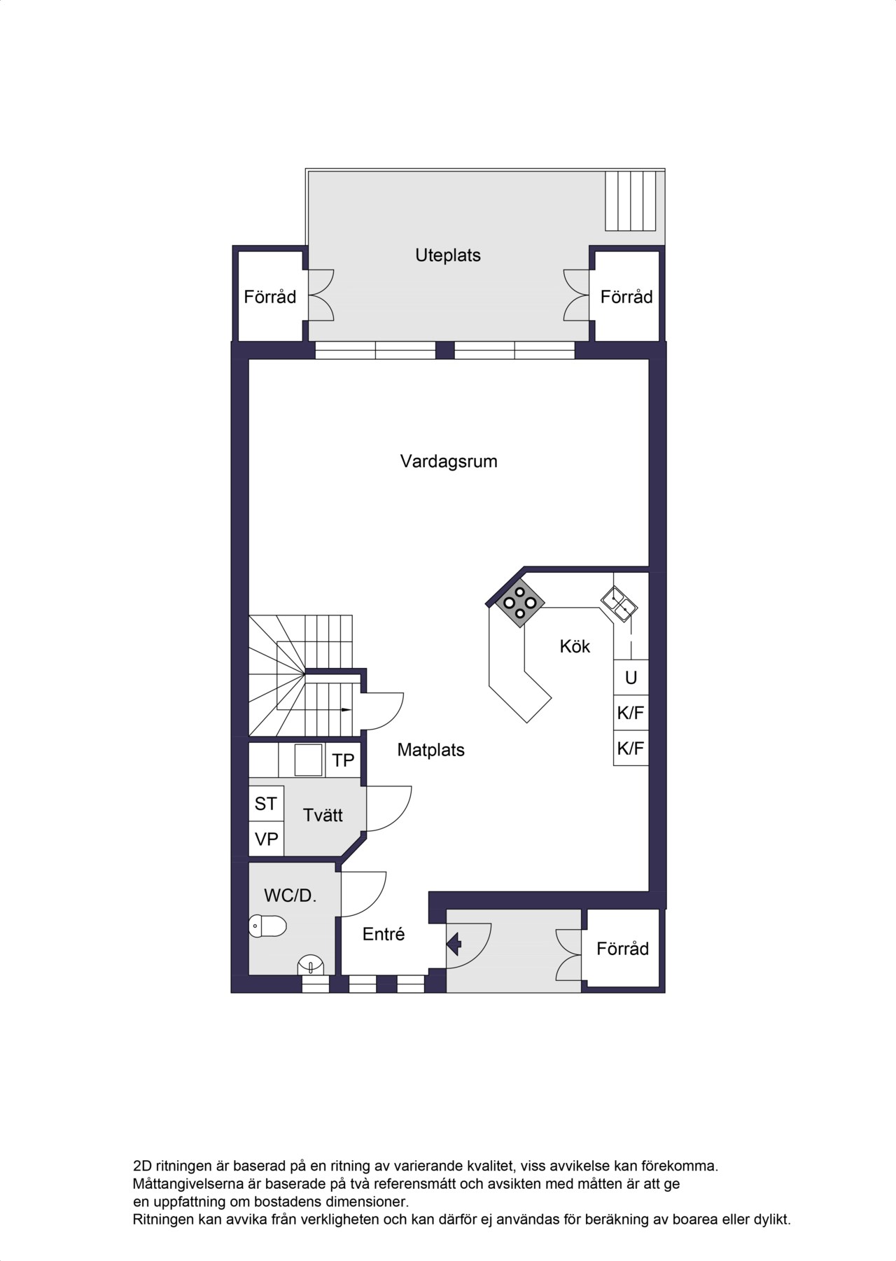 Planritning markplan