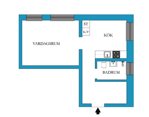 Sorögatan 15, vån 6/6
