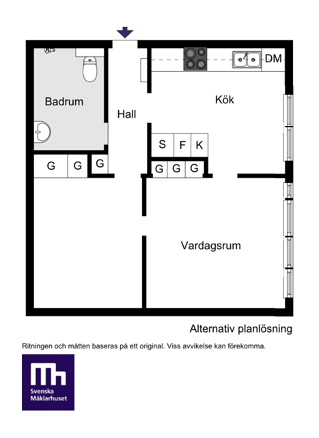 Alternativ planlösning
